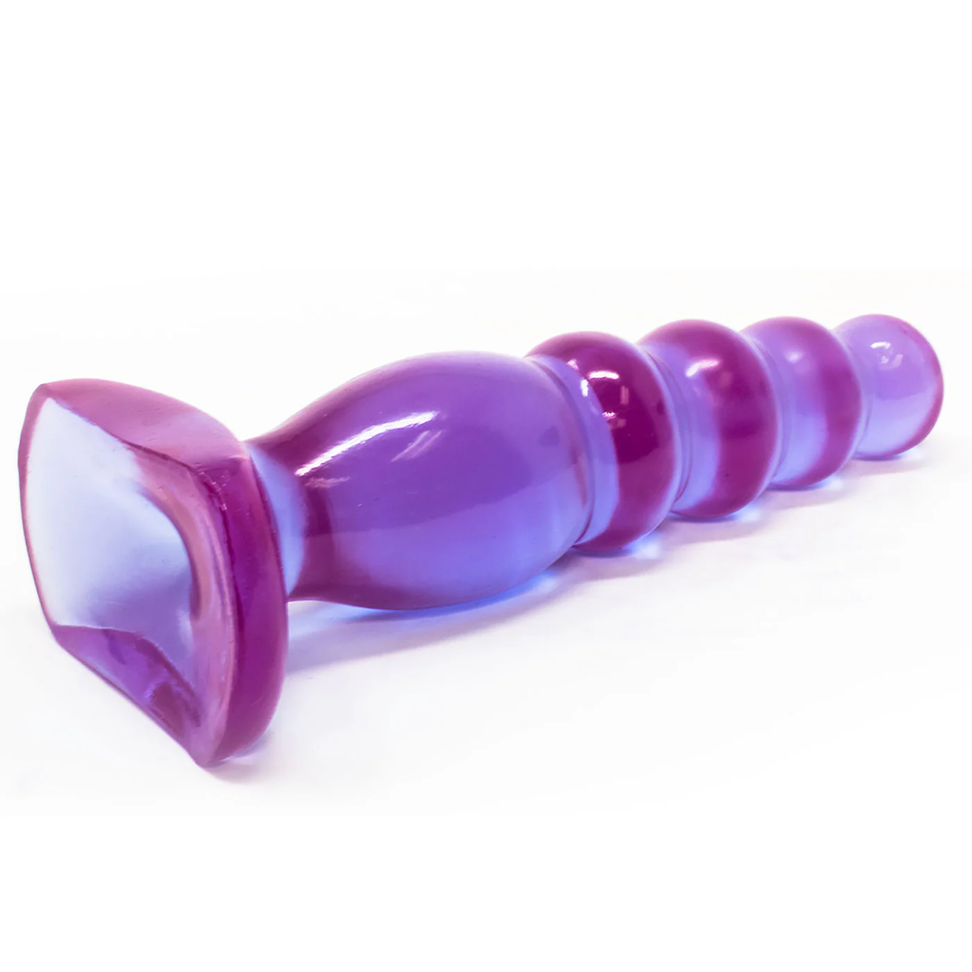Doc Johnson Crystal Jellies Anal Delight Beaded Butt Plug - Image 10