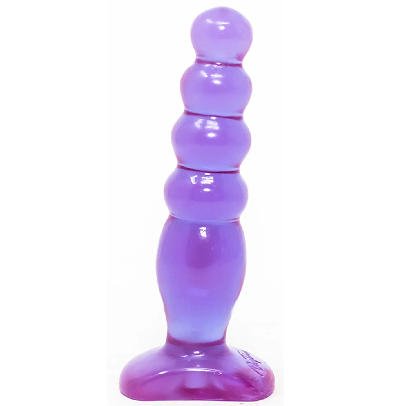 Doc Johnson Crystal Jellies Anal Delight Beaded Butt Plug - Image 4