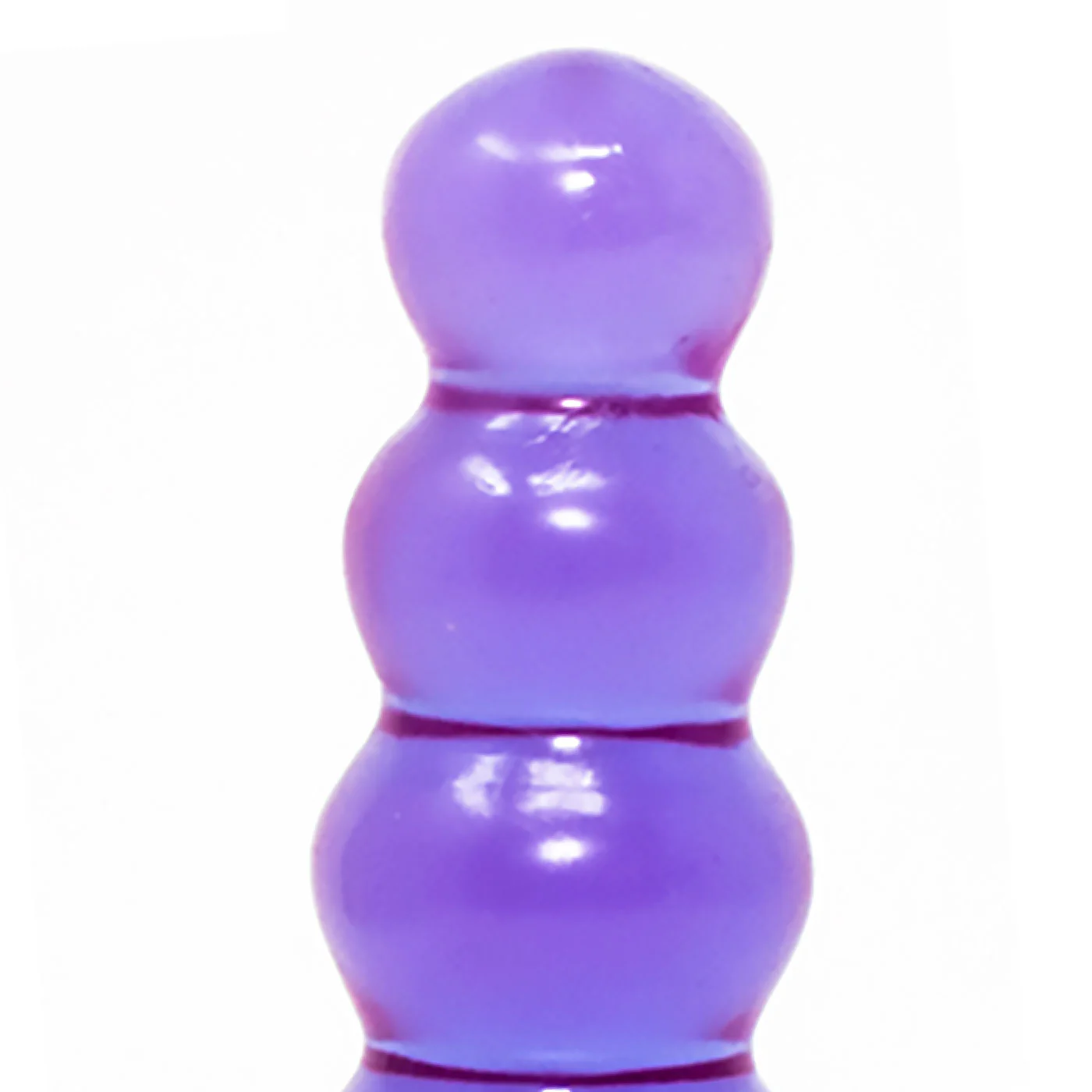 Doc Johnson Crystal Jellies Anal Delight Beaded Butt Plug - Image 5