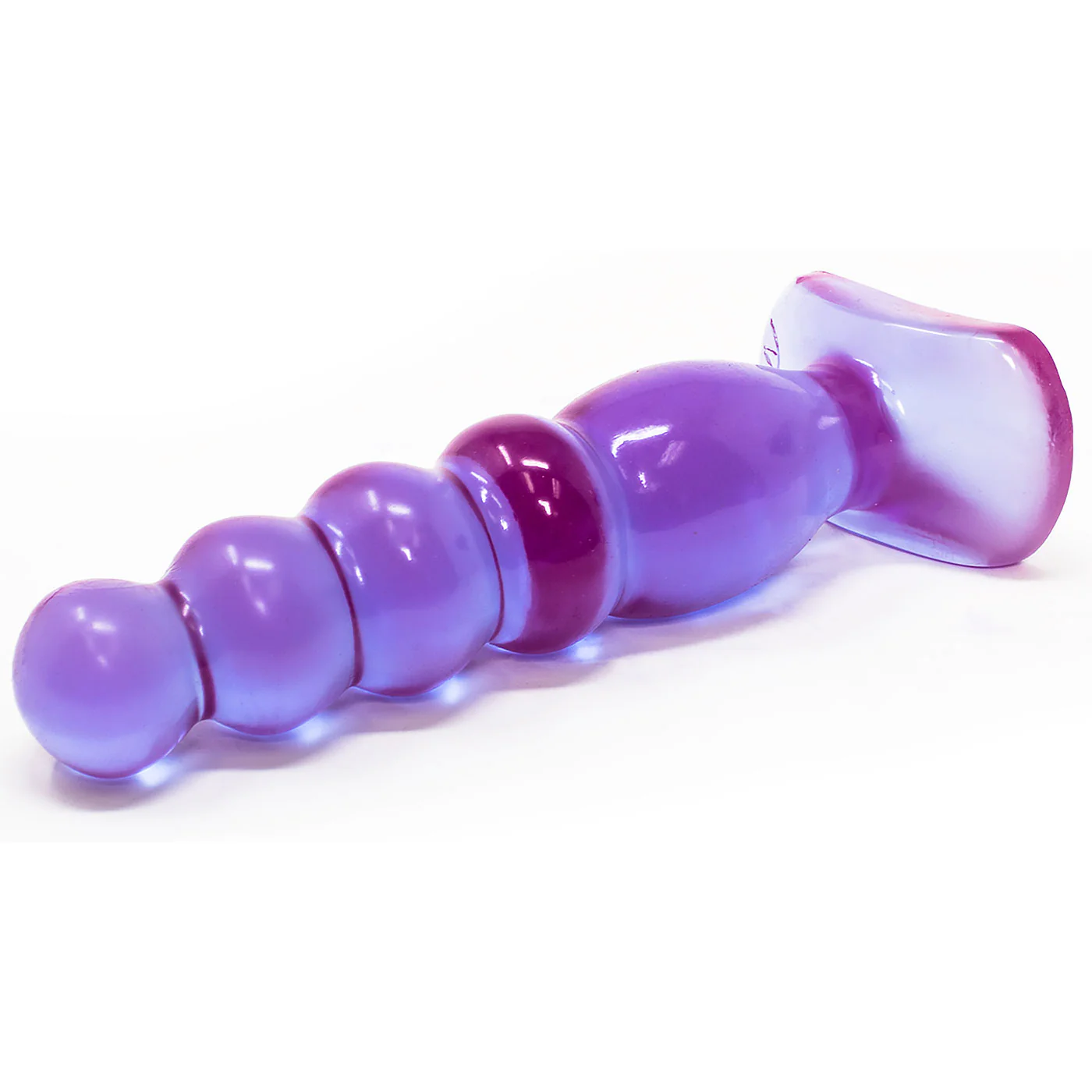 Doc Johnson Crystal Jellies Anal Delight Beaded Butt Plug - Image 8