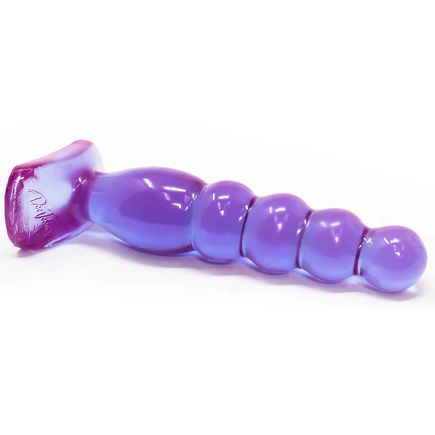 Doc Johnson Crystal Jellies Anal Delight Beaded Butt Plug - Image 9