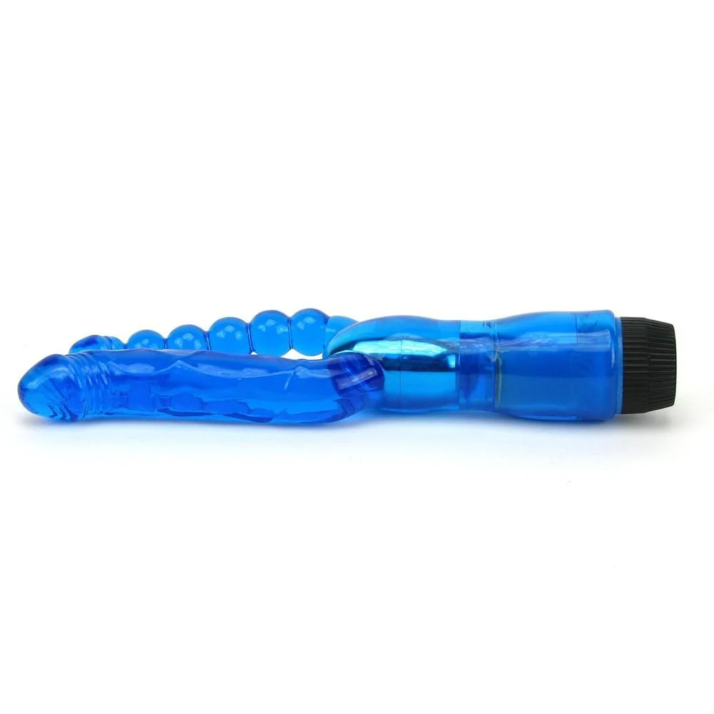 Dual Penetrator Realistic 5 Inch Vibrator Anal Bead Combo - Image 11