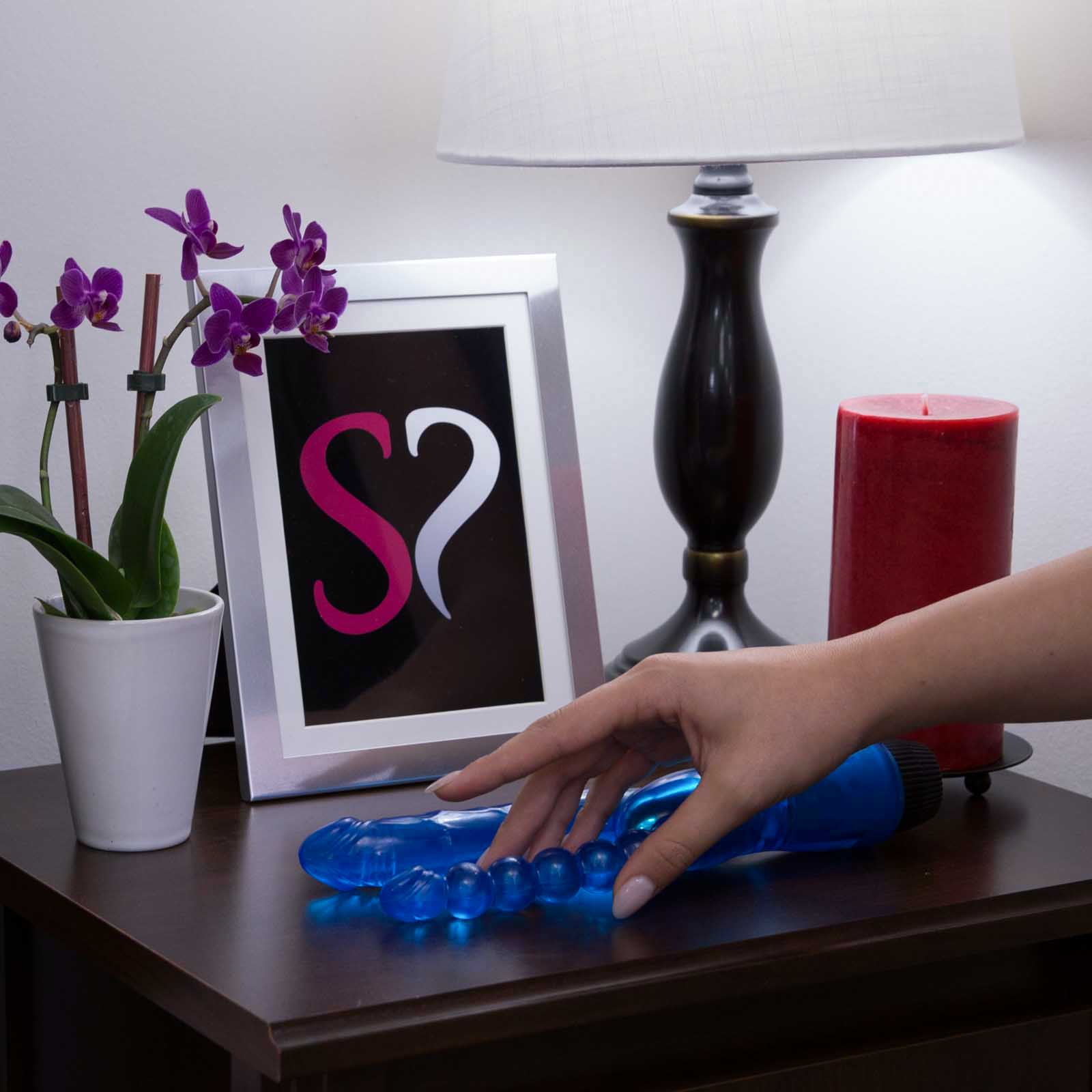 Dual Penetrator Realistic 5 Inch Vibrator Anal Bead Combo - Image 3