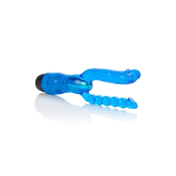 Dual Penetrator Realistic 5 Inch Vibrator Anal Bead Combo - Image 9
