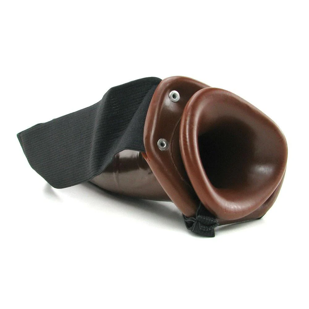 Fetish Fantasy Men's Hollow Strap-On in Chocolate - Image 3