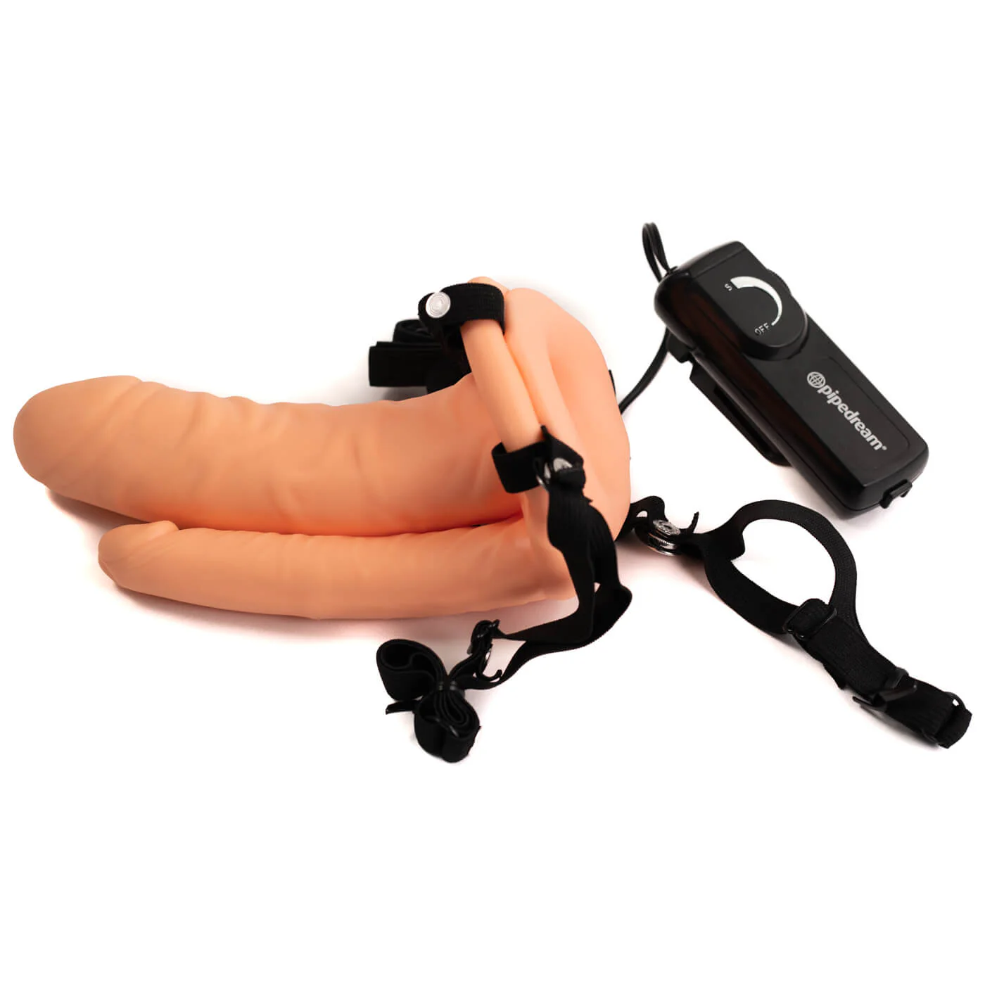 Fetish Fantasy Double Penetrator 6 Inch Vibrating Hollow Strap On - Image 13