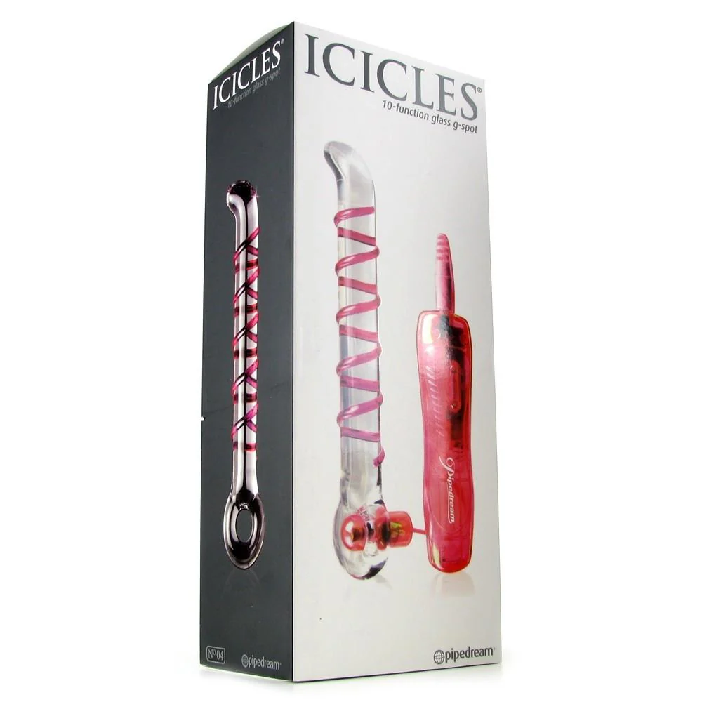 Icicles No. 04 Glass Dildo Vibrator - Image 10