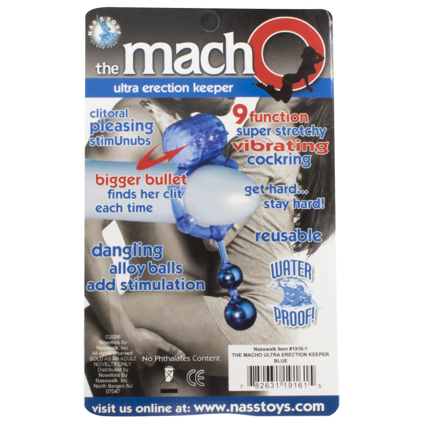 Macho Ultra Erection Keeper Vibrating Cock Ring - Image 3