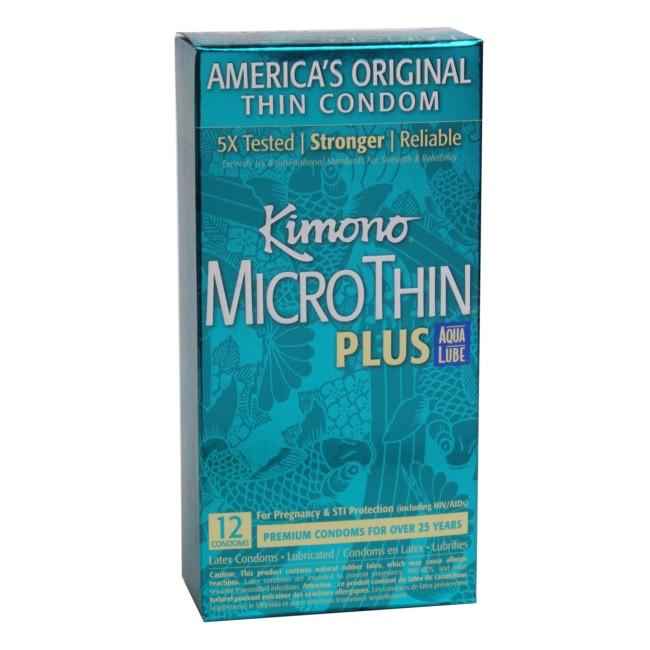 Kimono MicroThin Aqua Lube Condoms in 3 Pack - Image 5