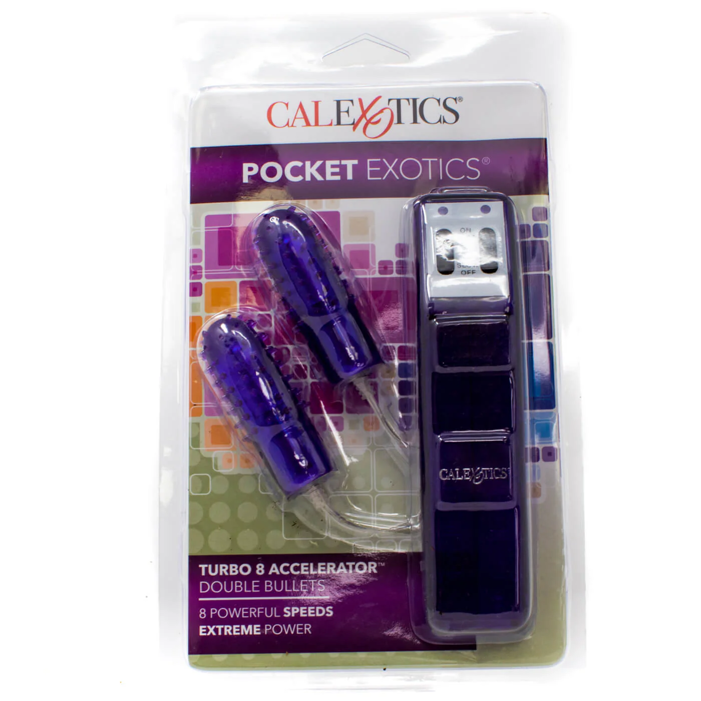 Turbo 8 Function Double Bullet Vibrator With Sleeve - Image 4